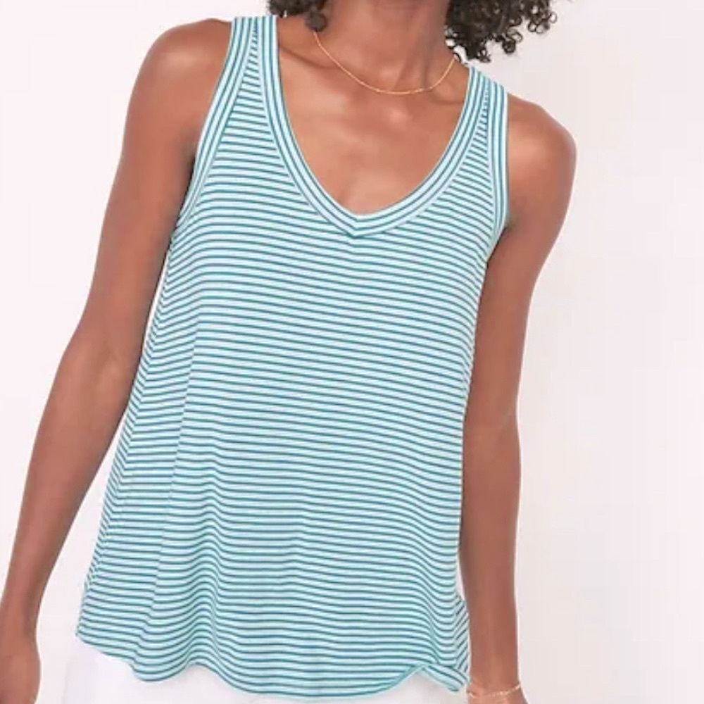 Old Navy striped V neck Tank